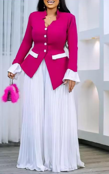 Ensemble Suzie veste pantalon plié