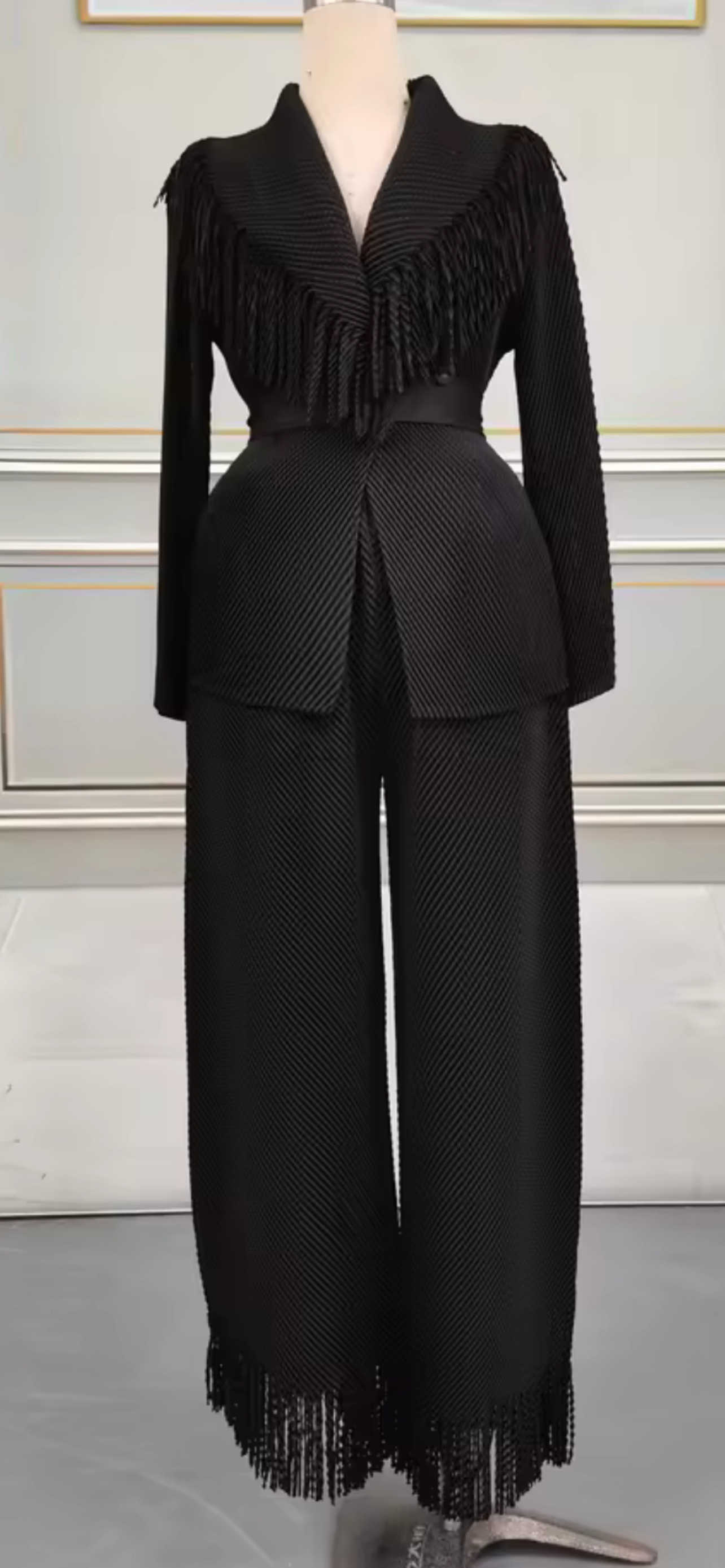 Ensemble 2 pièces en frange Reina