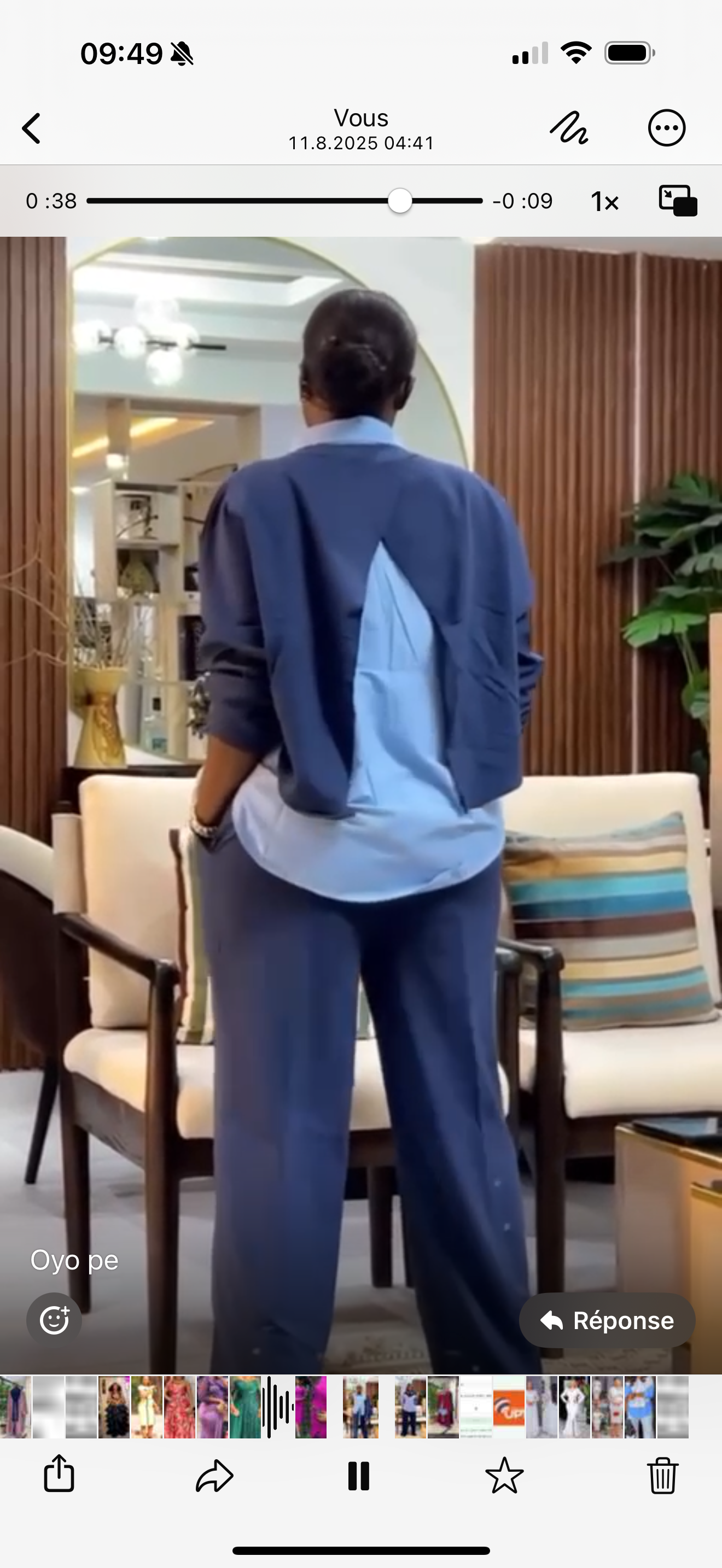 Ensemble Esther 3 pièces turquoise