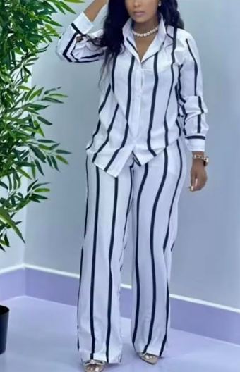 Ensemble rayures Patricia